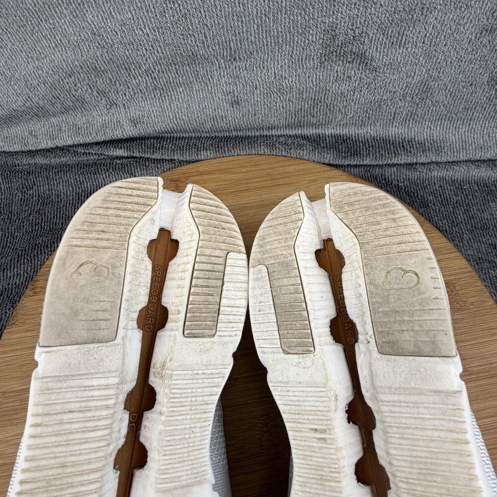 On Cloudnova Shoes Womens Size 7 White CloudTec Running Sneakers Athletic - Picture 8 of 14